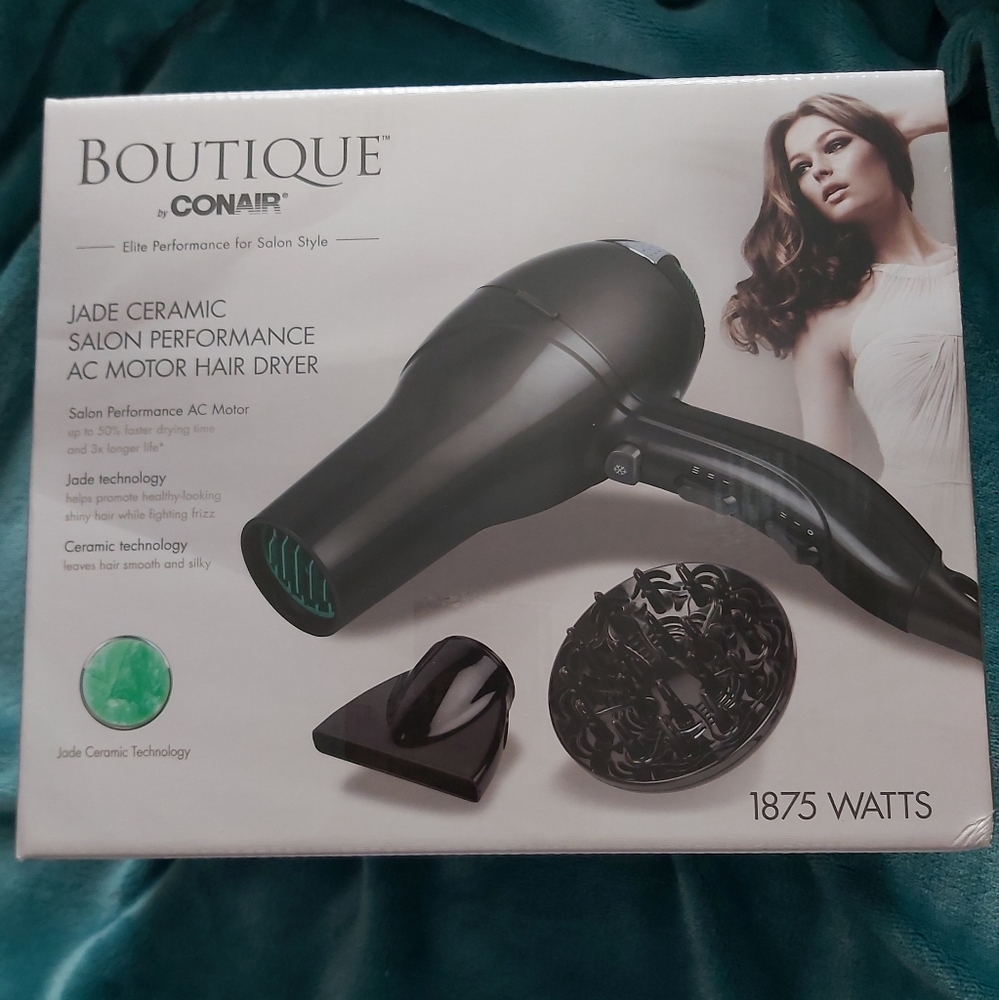 NIB CONAIR CERAMIC JADE HAIR DRYER